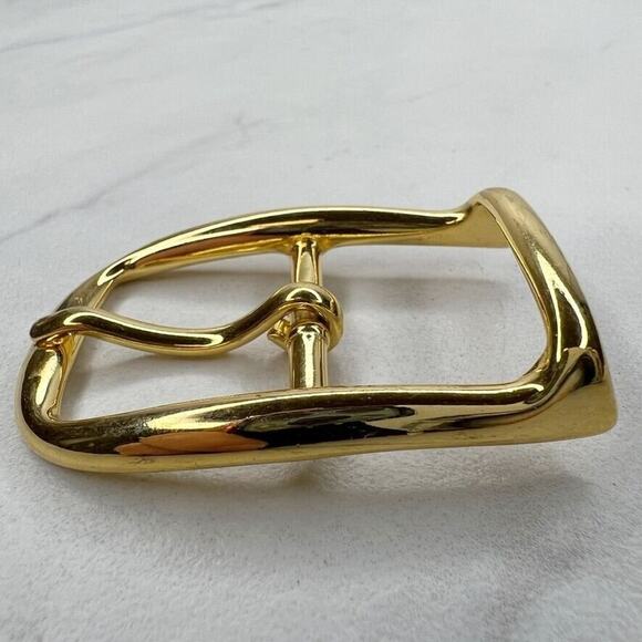 Vintage Gold Tone Simple Basic Belt Buckle for up to 1 Inch Belt - Picture 5 of 5